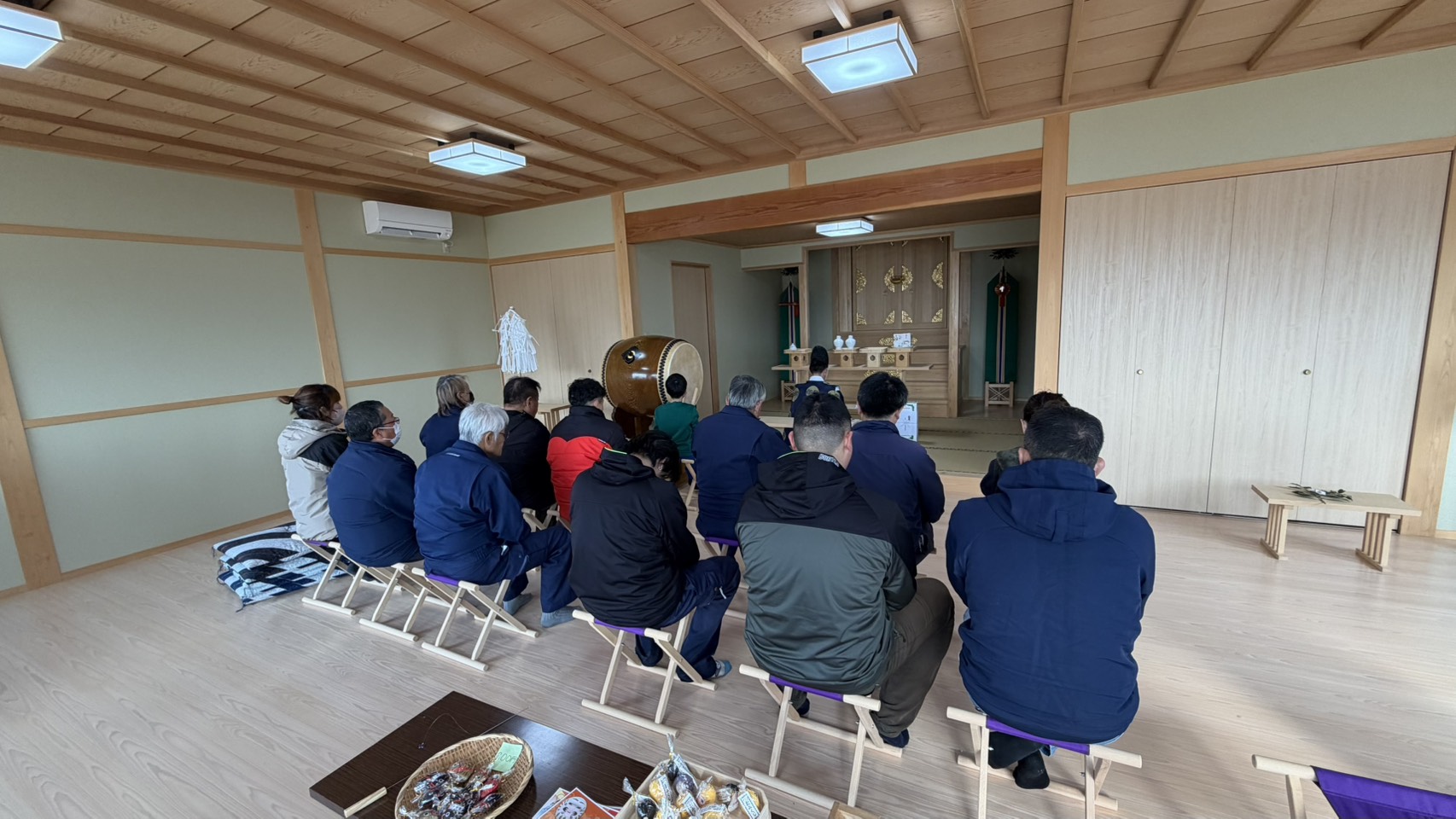 新年の安全祈願の写真